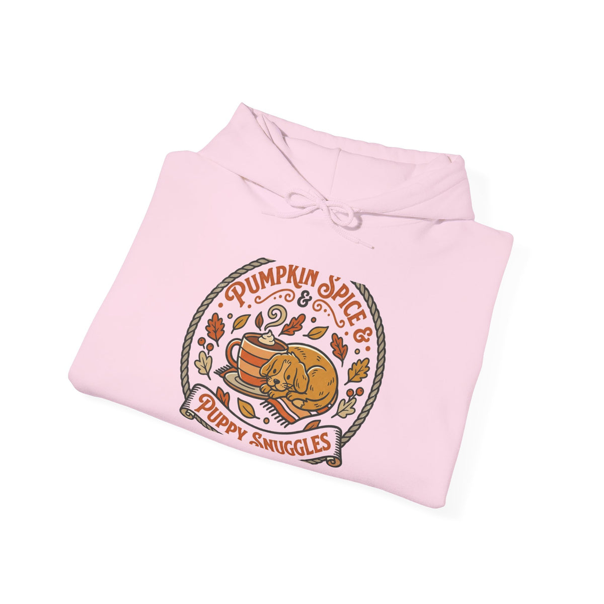 Pumpkin Spice Puppy Snuggles Hoodie
