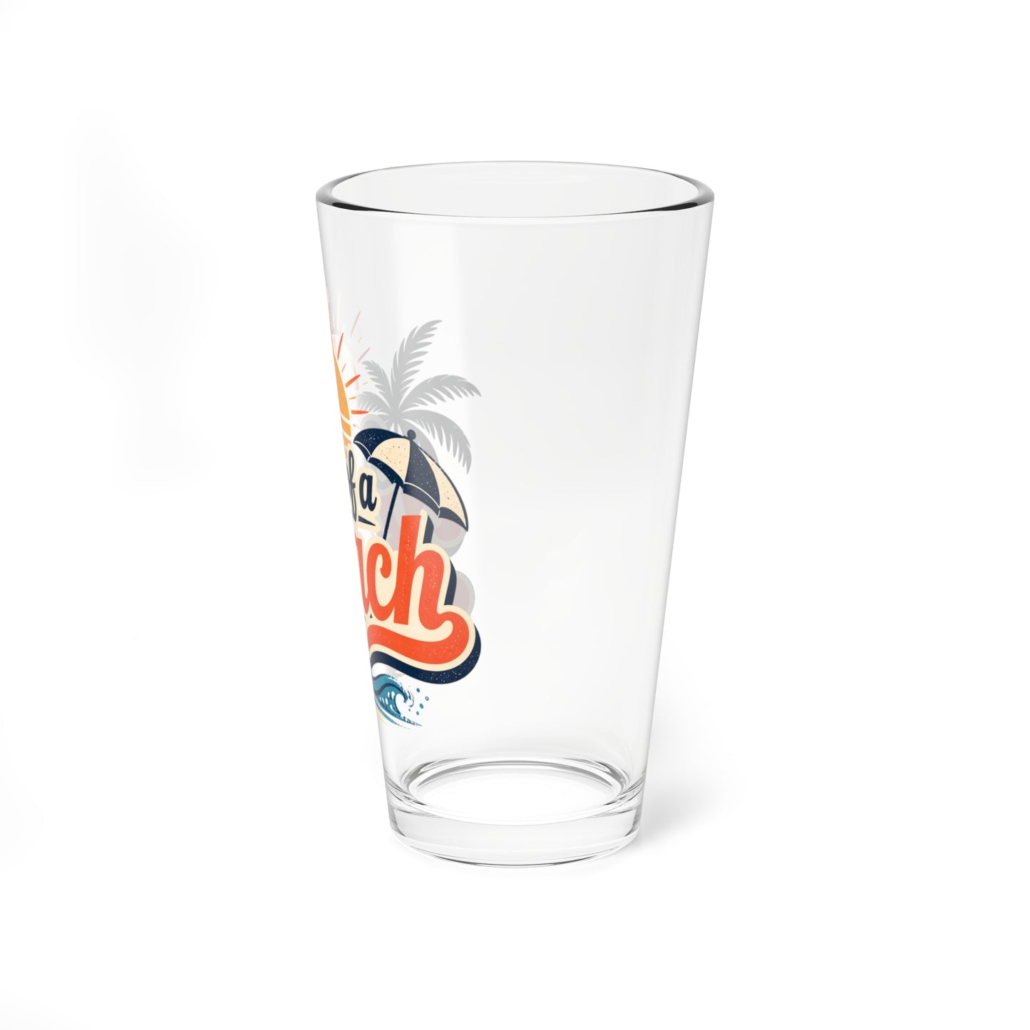 Mixing Glass - "Son of a Beach" Tropical 16oz Cocktail Glass
