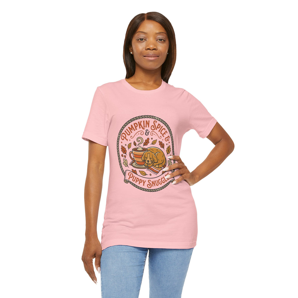 Pumpkin Spice & Puppy Snuggles Tee