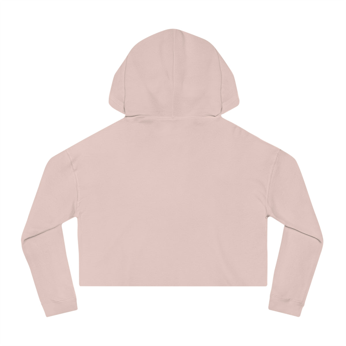 Cropped Hooded Sweatshirt — "Chilly Air & Fireside Hair" Cozy Fall Hoodie