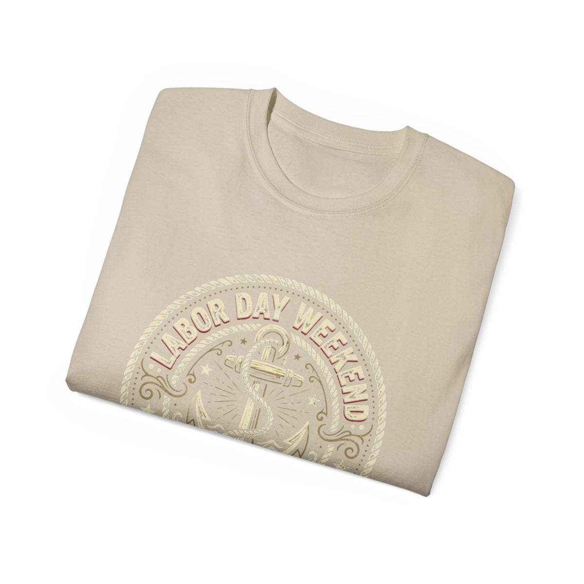 Labor Day Weekend Anchor Tee — Nantucket & New England Nautical Shirt