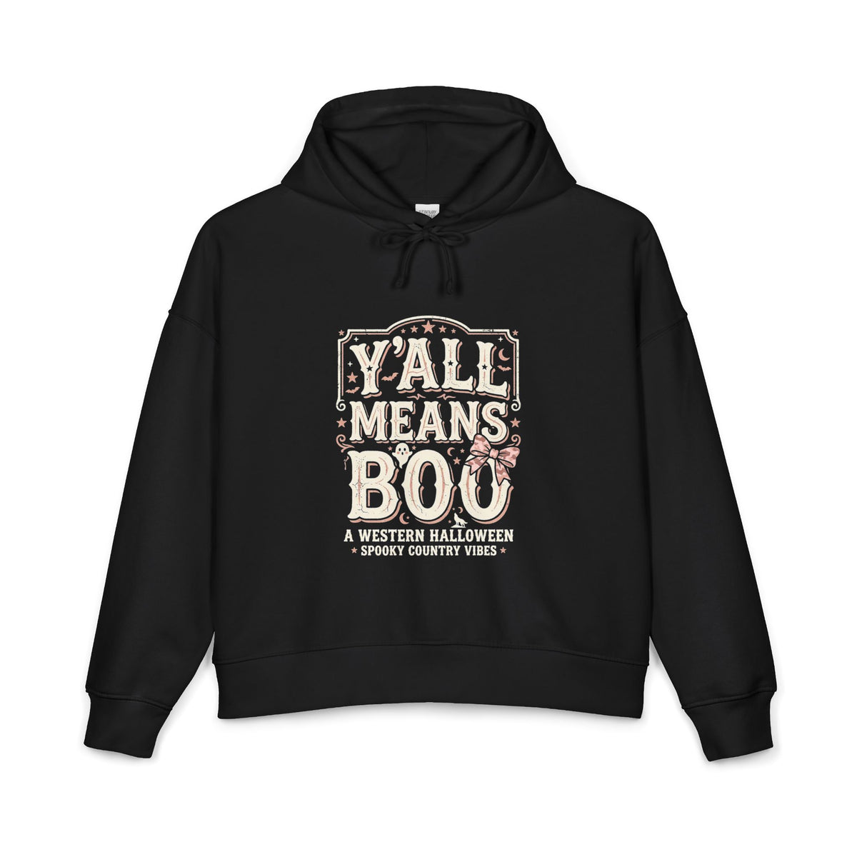 Halloween 'Y'all Means Boo' Women's Hoodie — Western Spooky Country Pullover