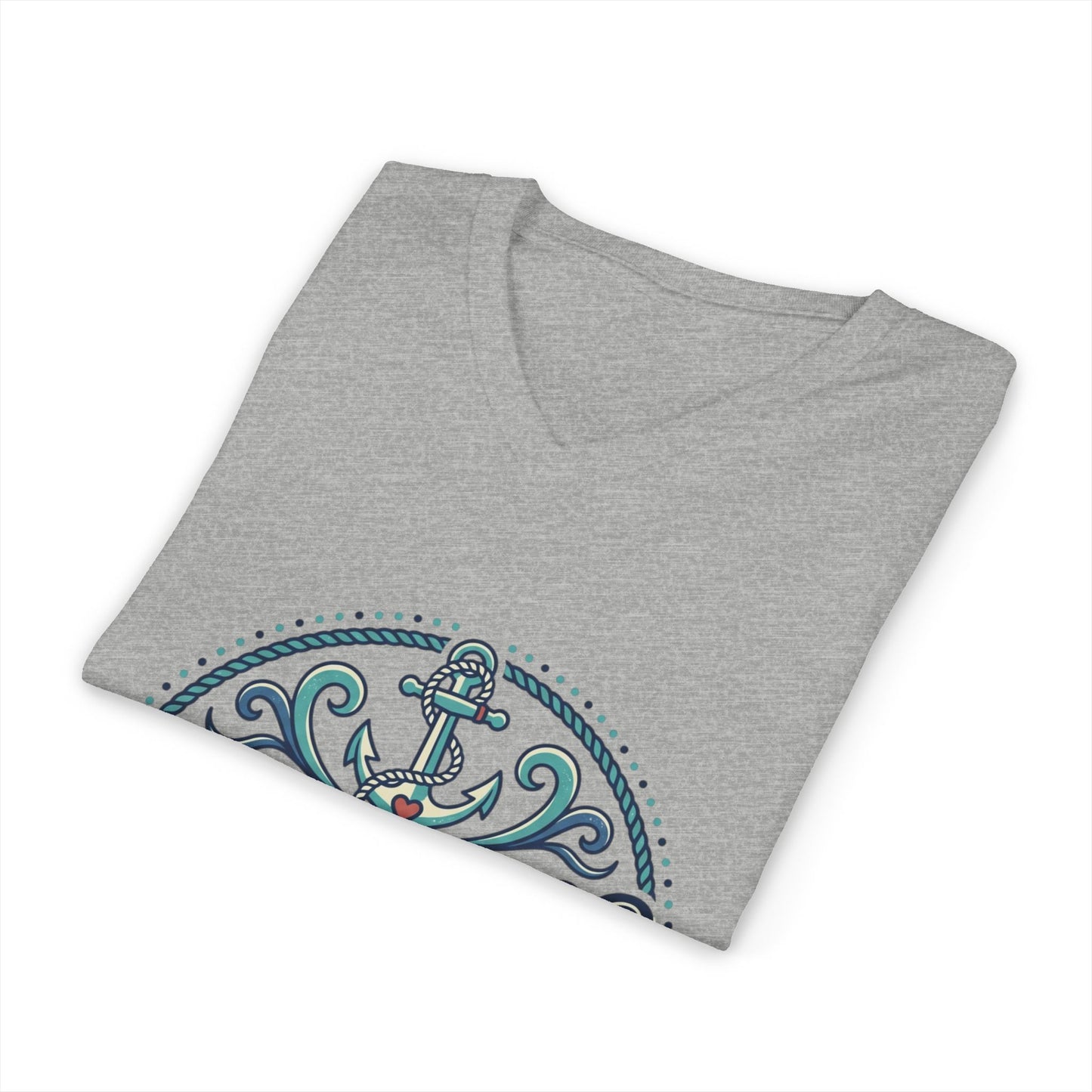 Feeling Nauti V‑Neck Tee — Nautical Anchor Shirt for Boat Lovers