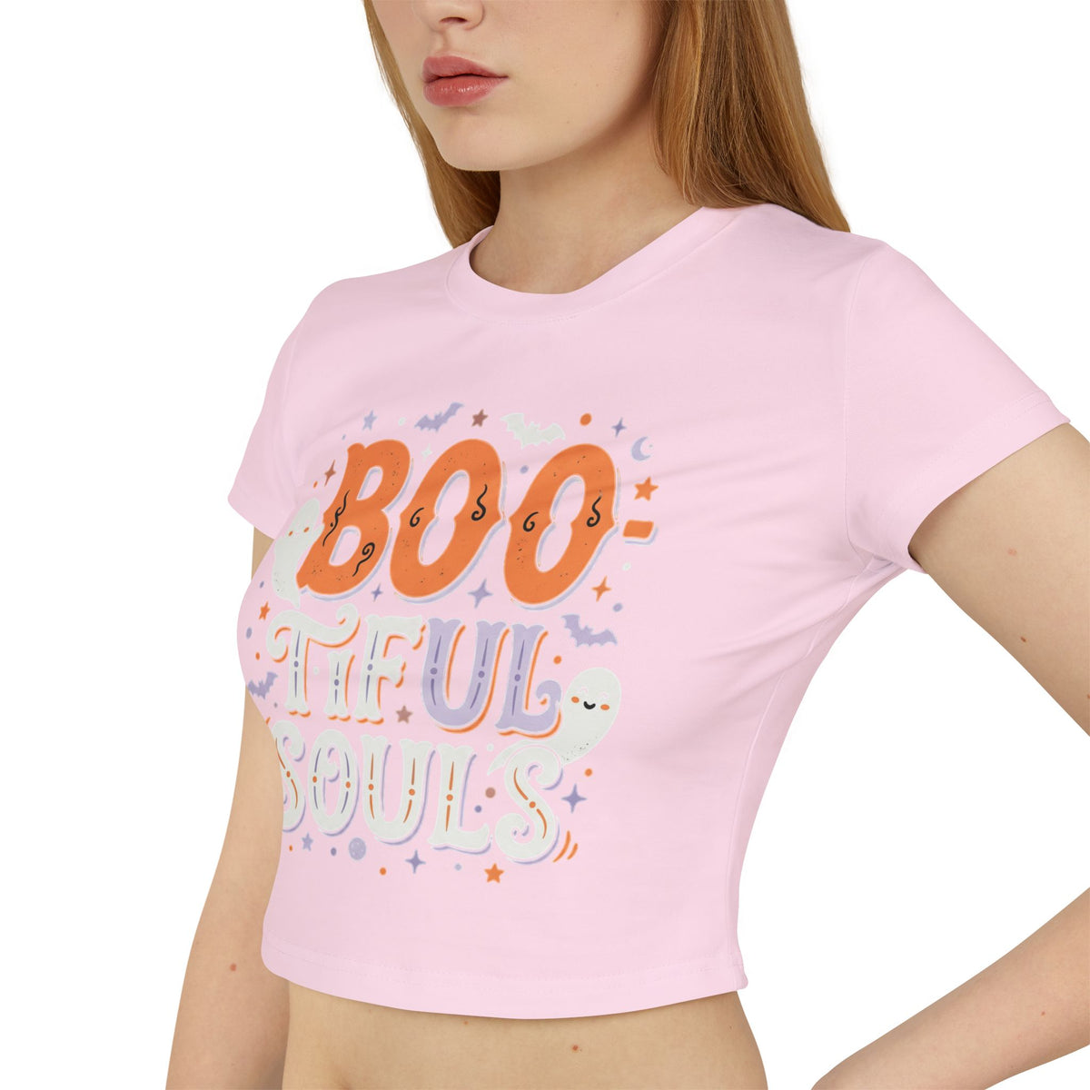 Boo-tiful Souls Tee | Halloween Crop Top