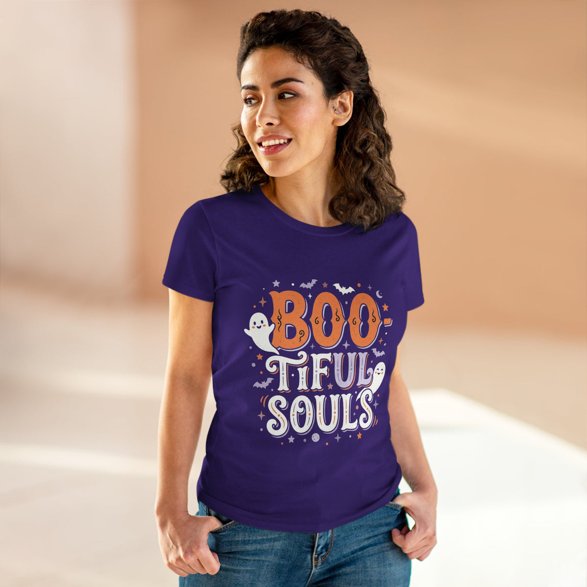 Boo-tiful Souls Tee | Halloween ghosts, bats, spooky lettering
