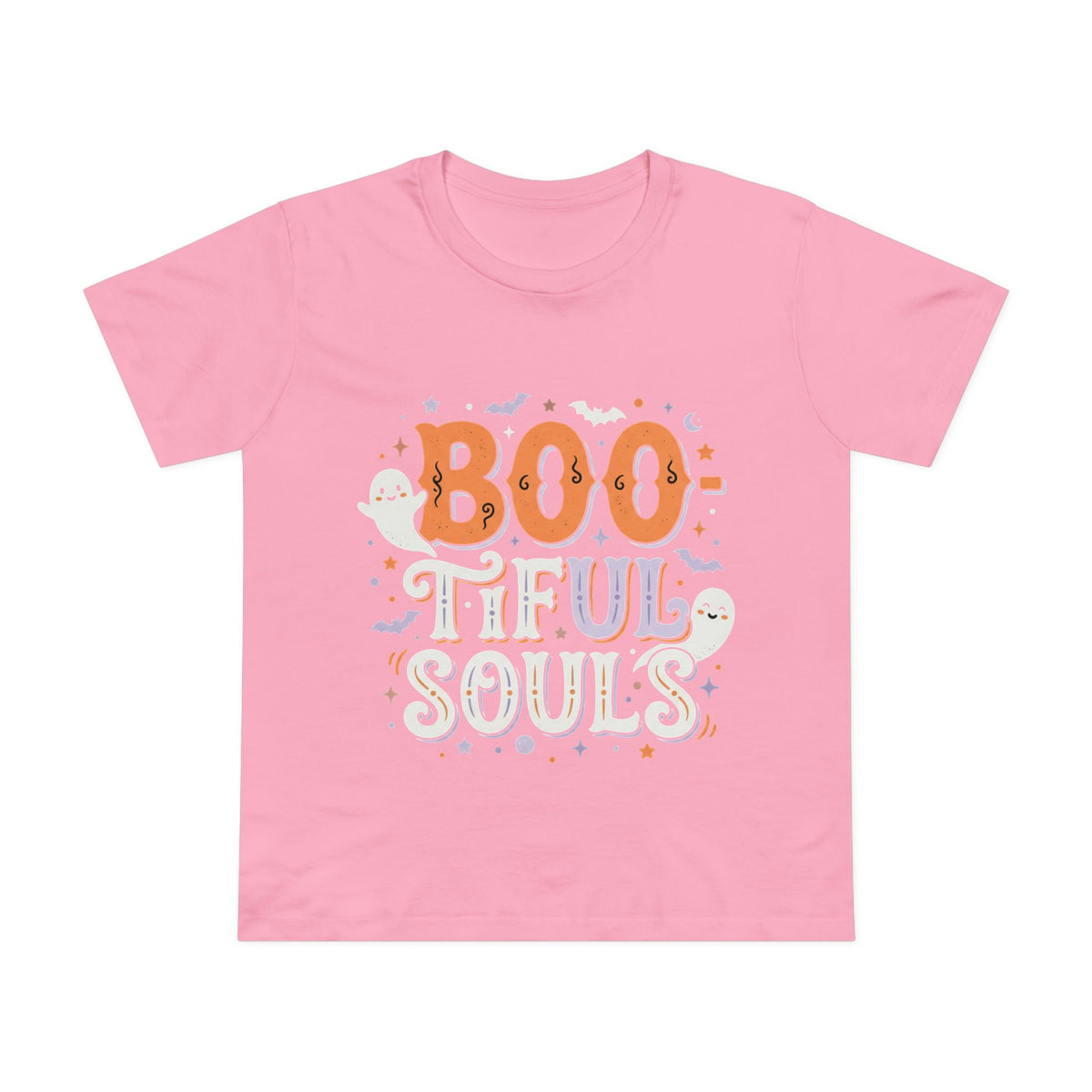 Boo-tiful Souls T-Shirt | Halloween ghost lettering, bats
