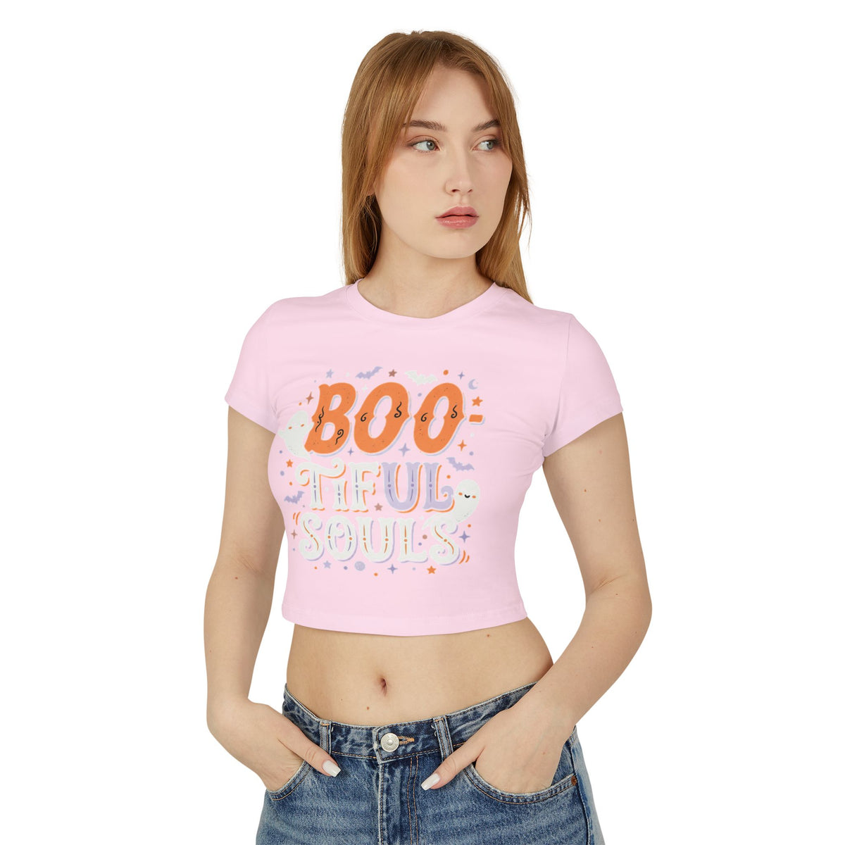 Boo-tiful Souls Tee | Halloween Crop Top