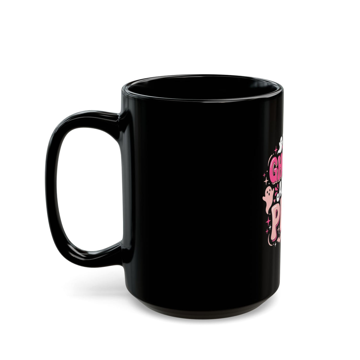 Ghouls Adore Pink Mug — Cute Halloween Ghosts Coffee Cup (11oz/15oz)