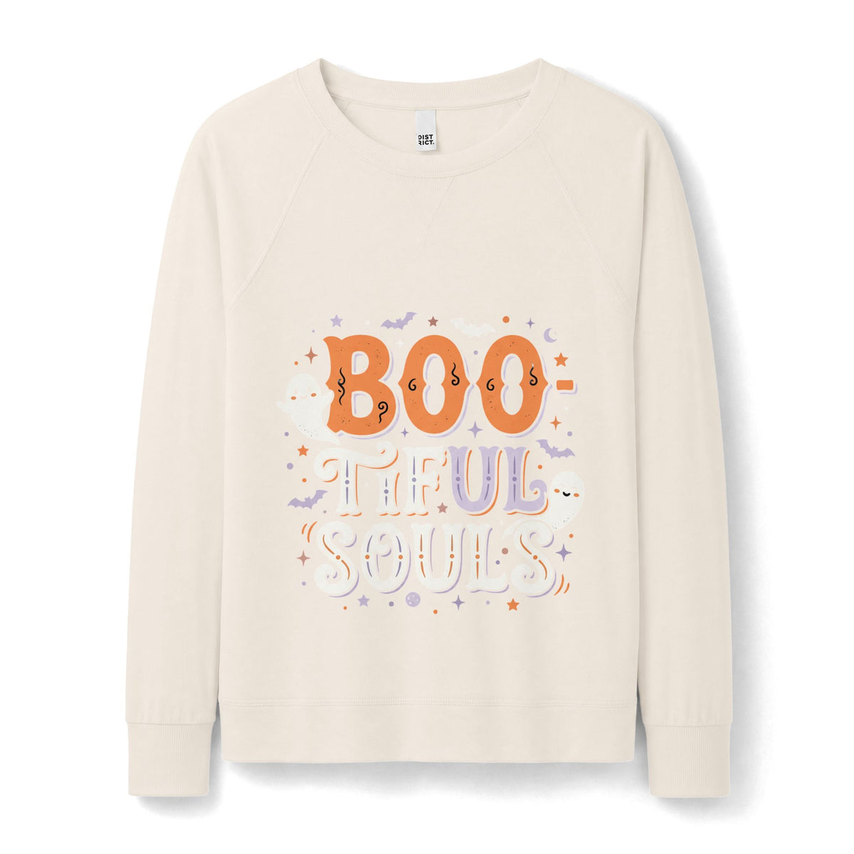 Boo-tiful Souls Crewneck | Halloween Ghosts, Bats & Stars