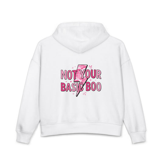 Not Your Basic Boo Hoodie — Women's Graphic Organic Cotton
