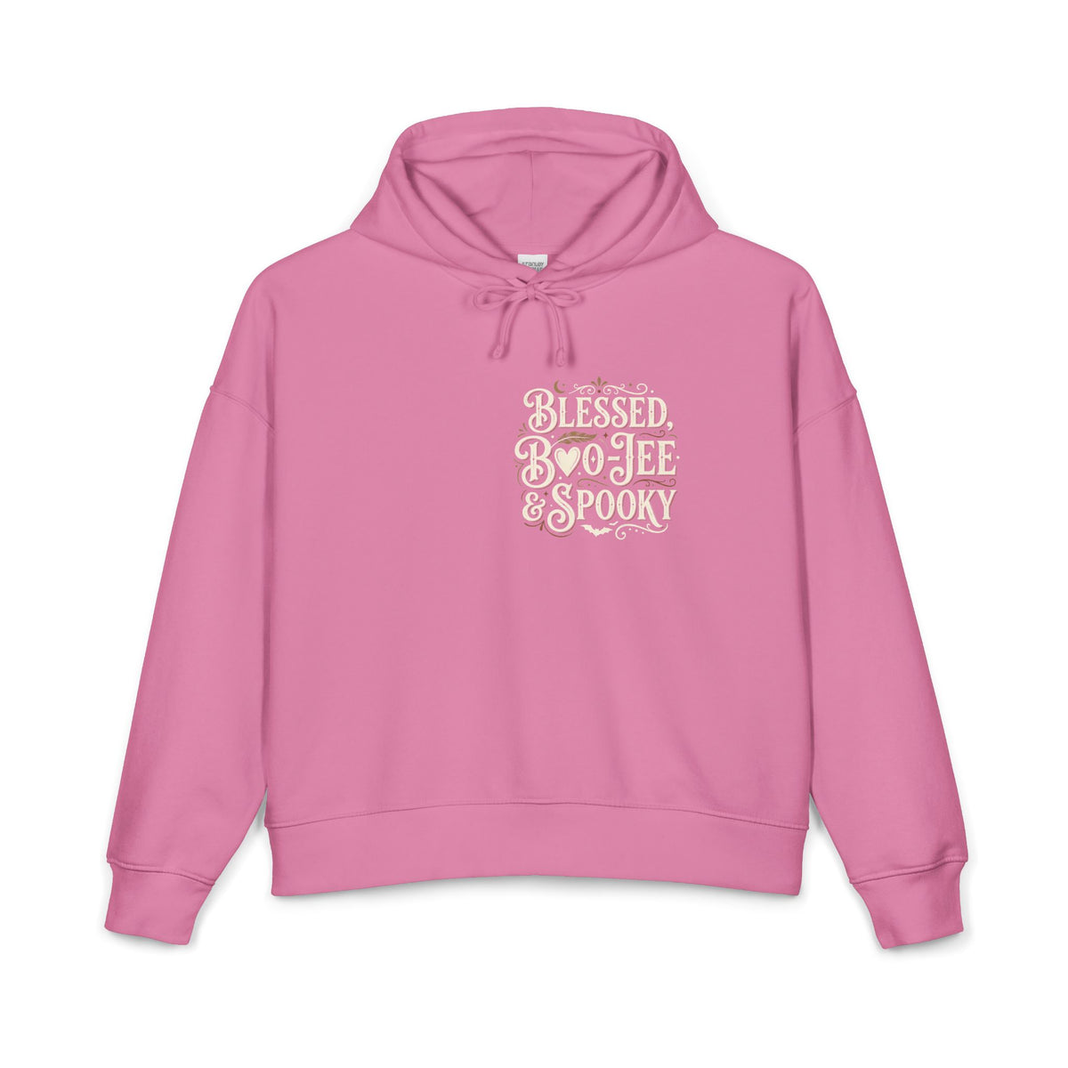 Hoodie — "Blessed, Bo•Jee & Spooky" Graphic Women's Halloween Hoodie