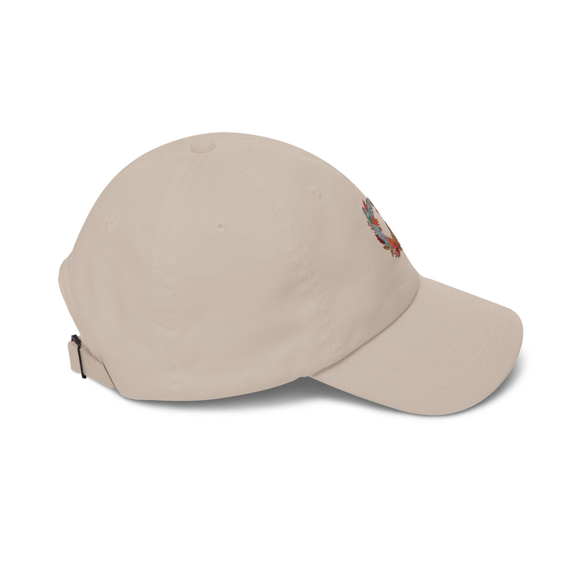 Floral Wreath Dad Cap – Embroidered Spring Flower Baseball Hat