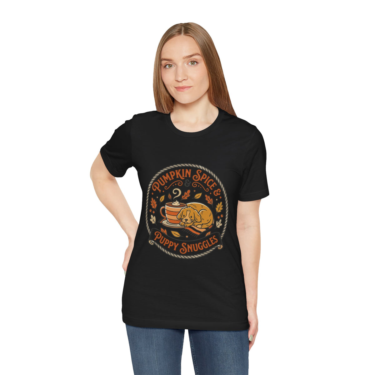 Pumpkin Spice & Puppy Snuggles Tee