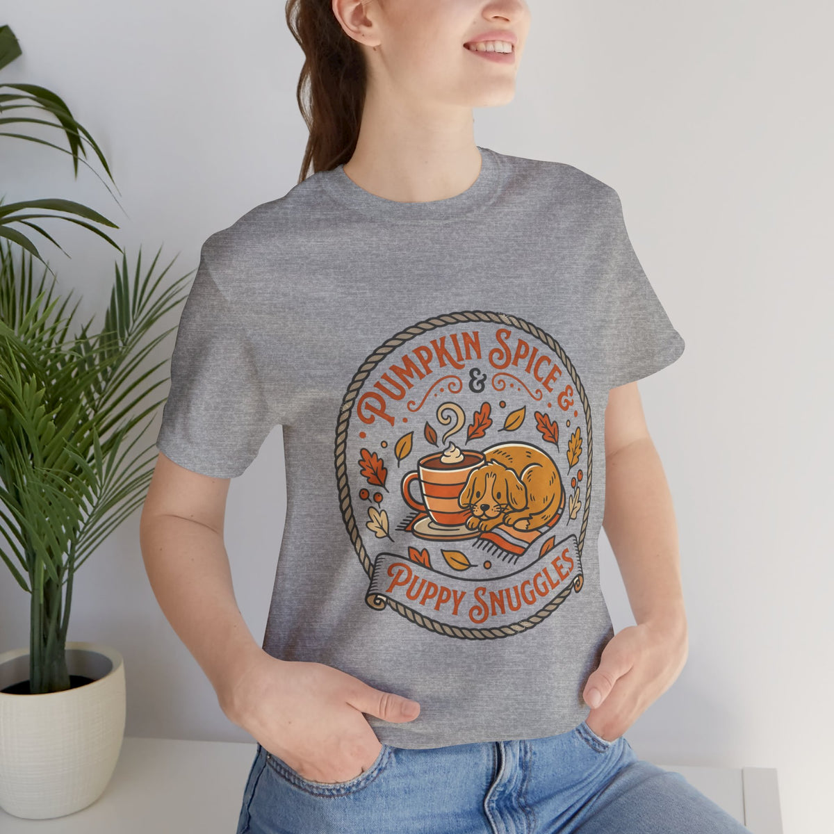 Pumpkin Spice & Puppy Snuggles Tee