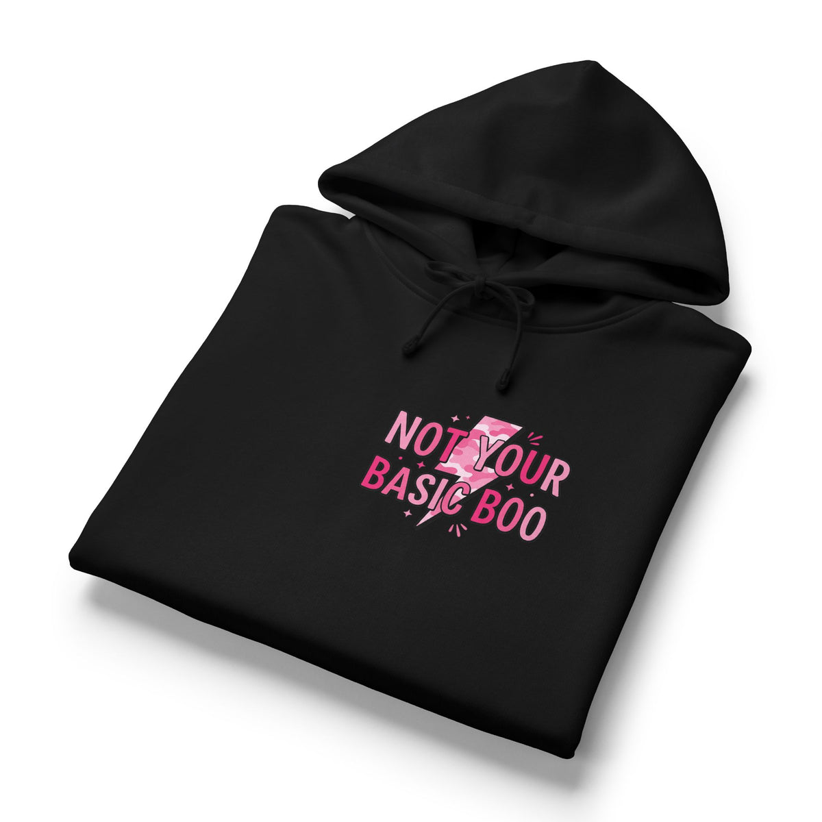 Not Your Basic Boo Hoodie — Women's Graphic Organic Cotton