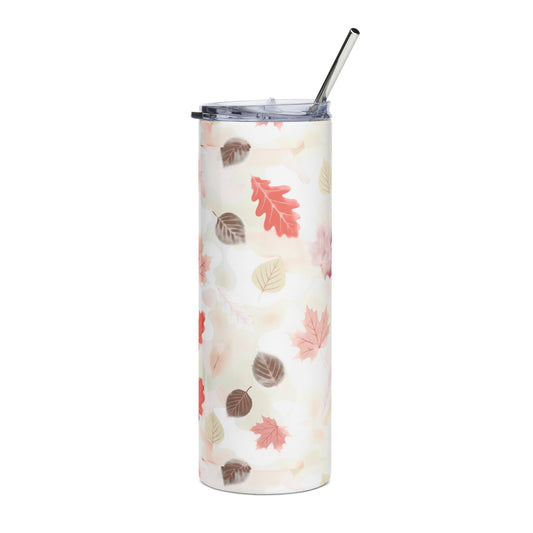 20oz Stainless Steel Tumbler — Autumn Leaves Fall Travel Cup