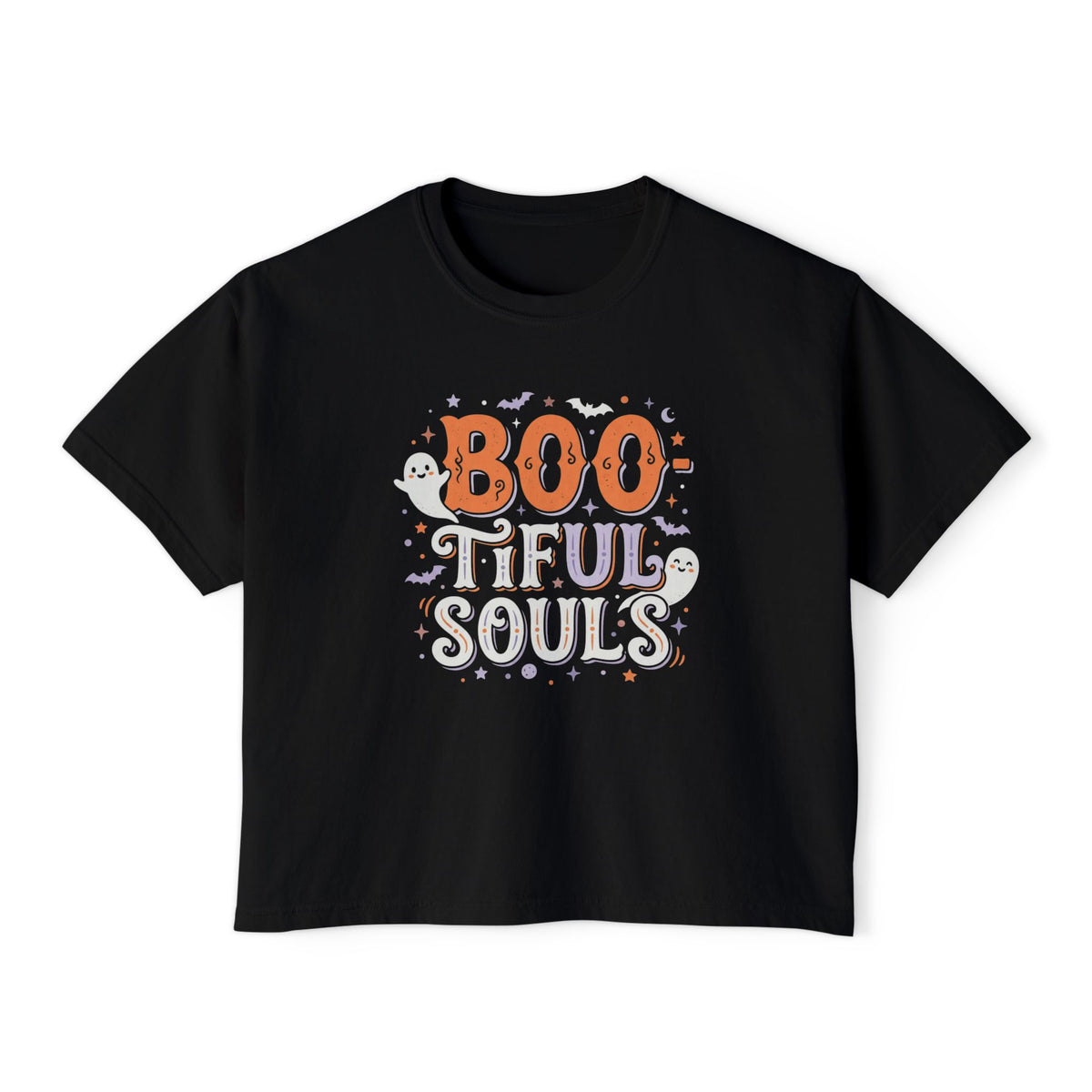 Boo-tiful Souls Tee | Halloween ghosts, pastel spooky design
