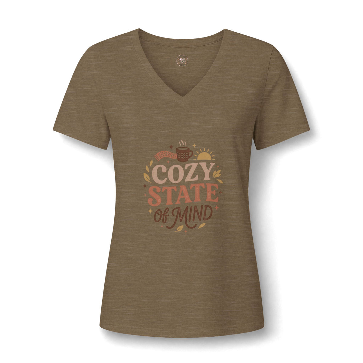 Cozy State of Mind V-Neck Tee