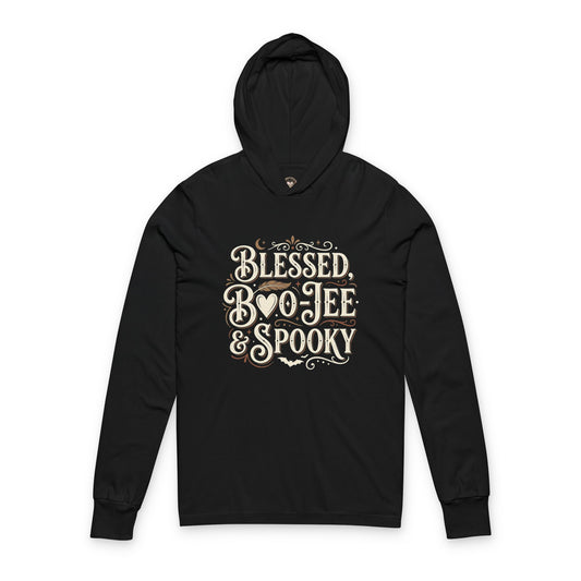 Hoodie — "Blessed, Boo-tiful & Spooky" Halloween Pullover