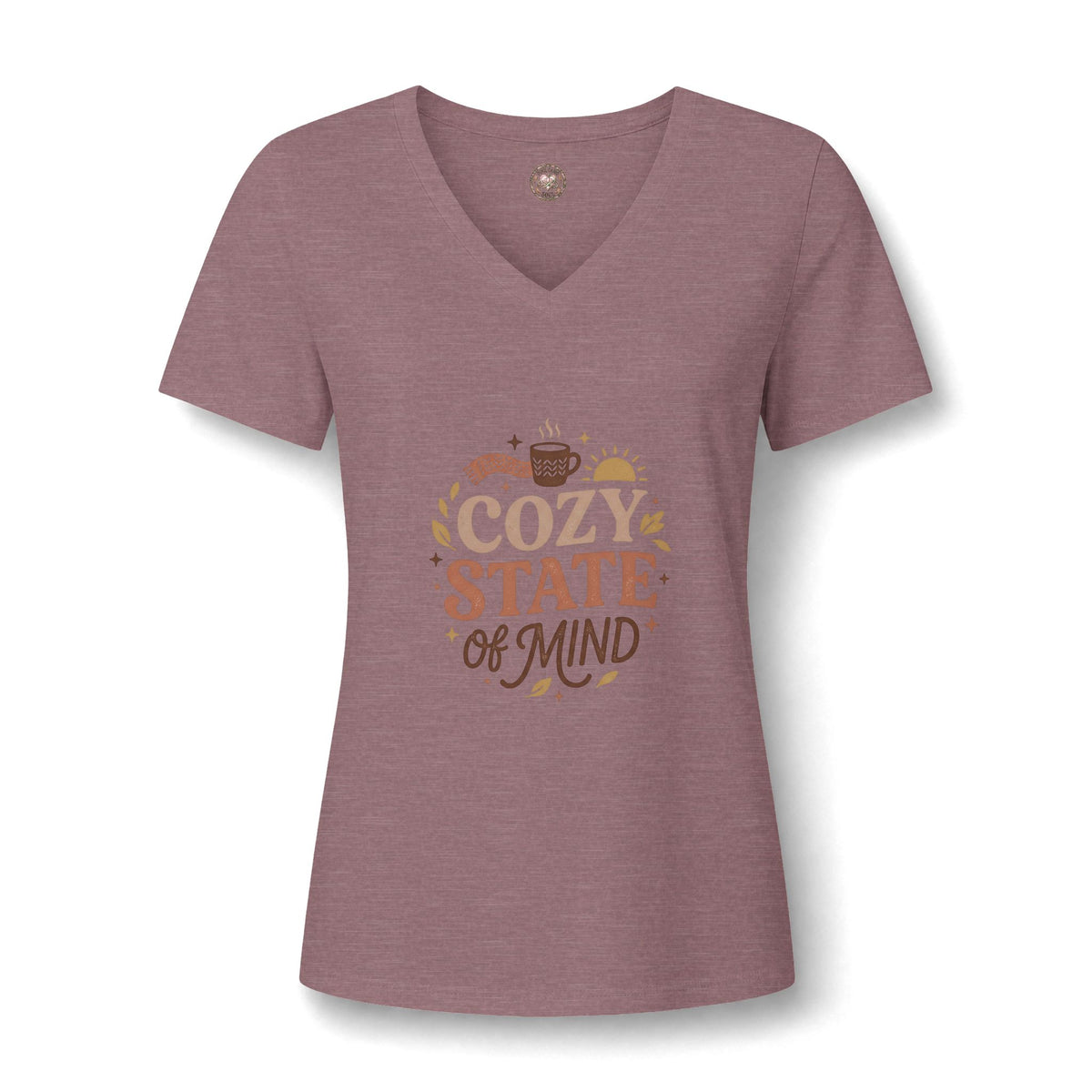 Cozy State of Mind V-Neck Tee