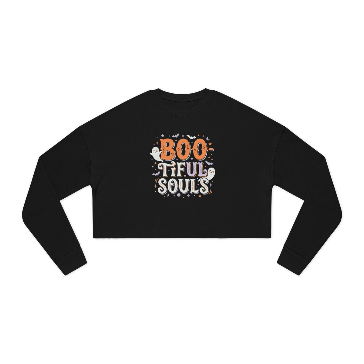 Boo tiful Souls Sweatshirt | Cropped Halloween Pullover