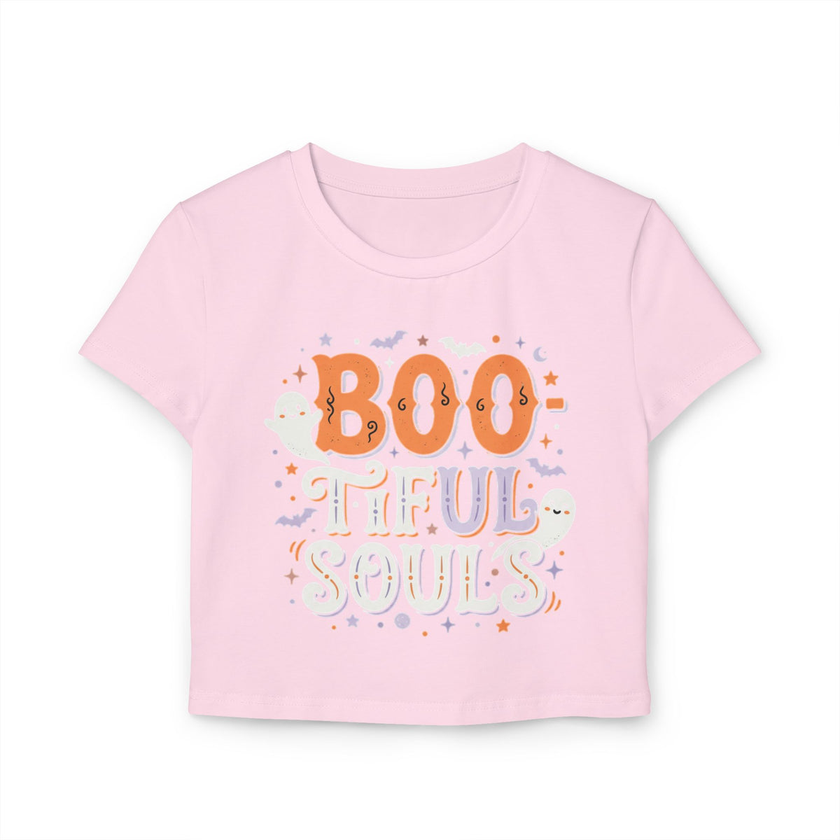 Boo-tiful Souls Tee | Halloween Crop Top