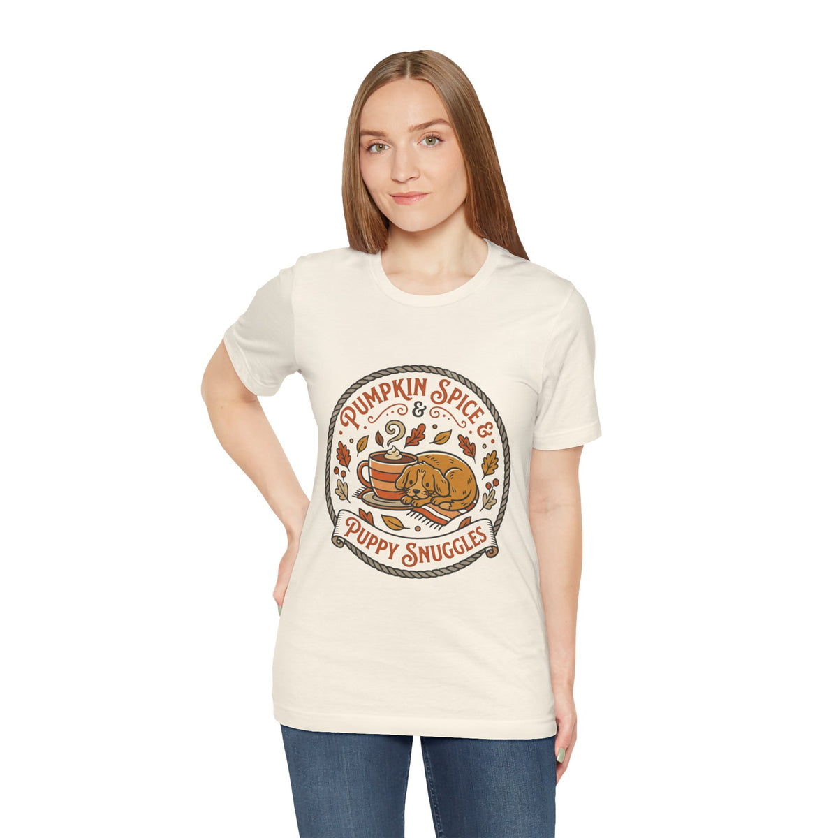 Pumpkin Spice & Puppy Snuggles Tee