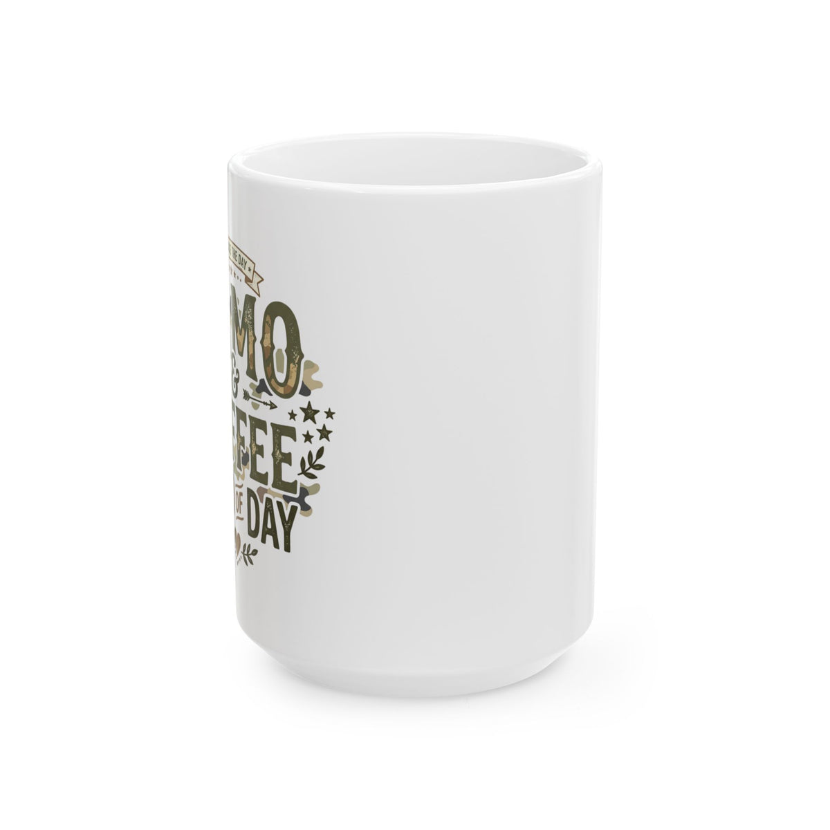 Coffee Mug – "Zero Coffee, No Day" Vintage Badge Ceramic Mug (11oz & 15oz)