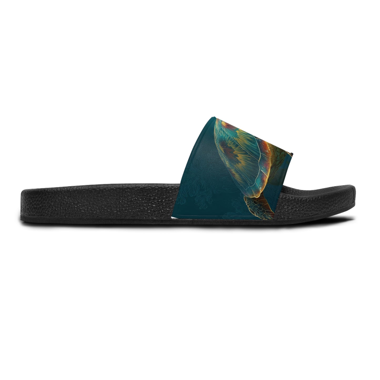 Abstract Jellyfish Slide Sandals – Ocean-Inspired Women's Beach Slides