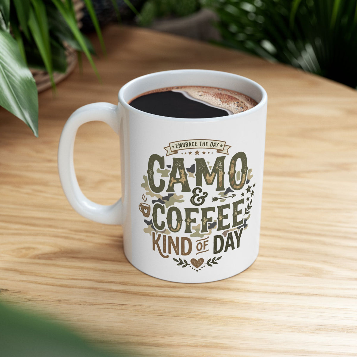 Coffee Mug – "Zero Coffee, No Day" Vintage Badge Ceramic Mug (11oz & 15oz)