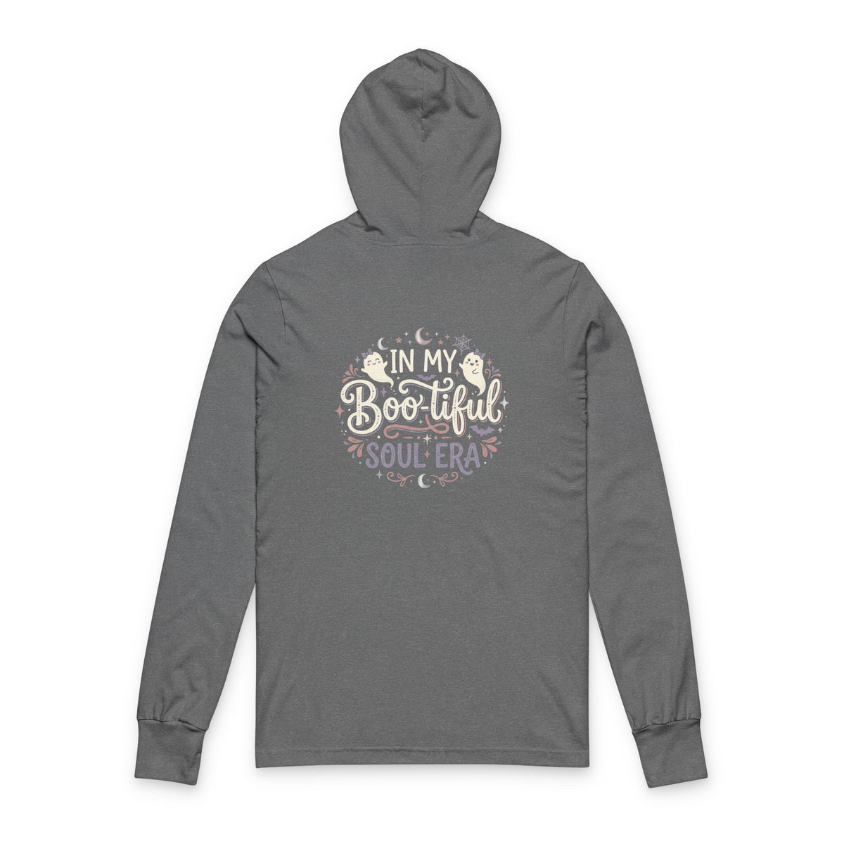 Hooded Long Sleeve Tee — “In My Boo-tiful Soul Era” Halloween Graphic