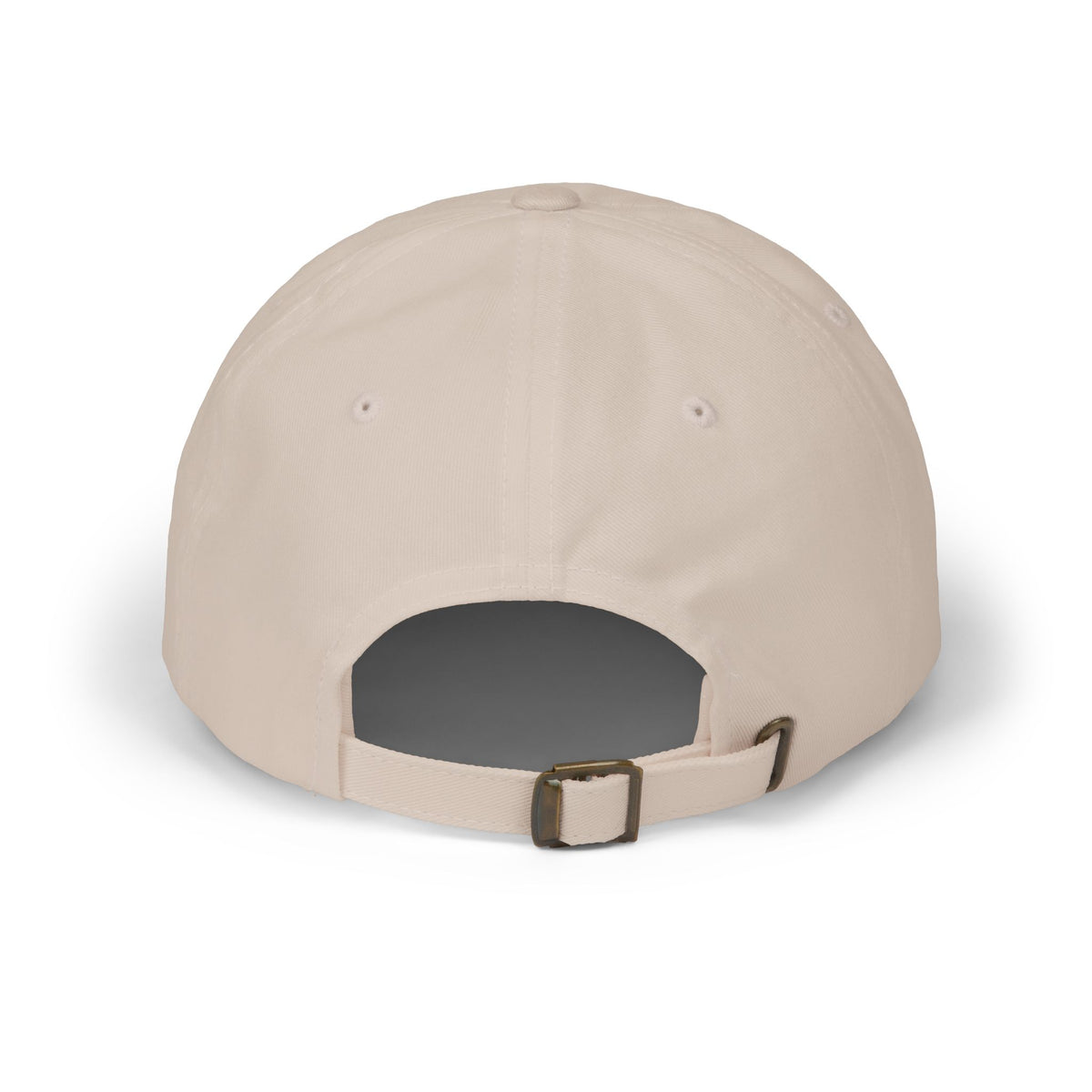 Stay Wild Embroidered Dad Cap - Beige Cross Floral Baseball Hat