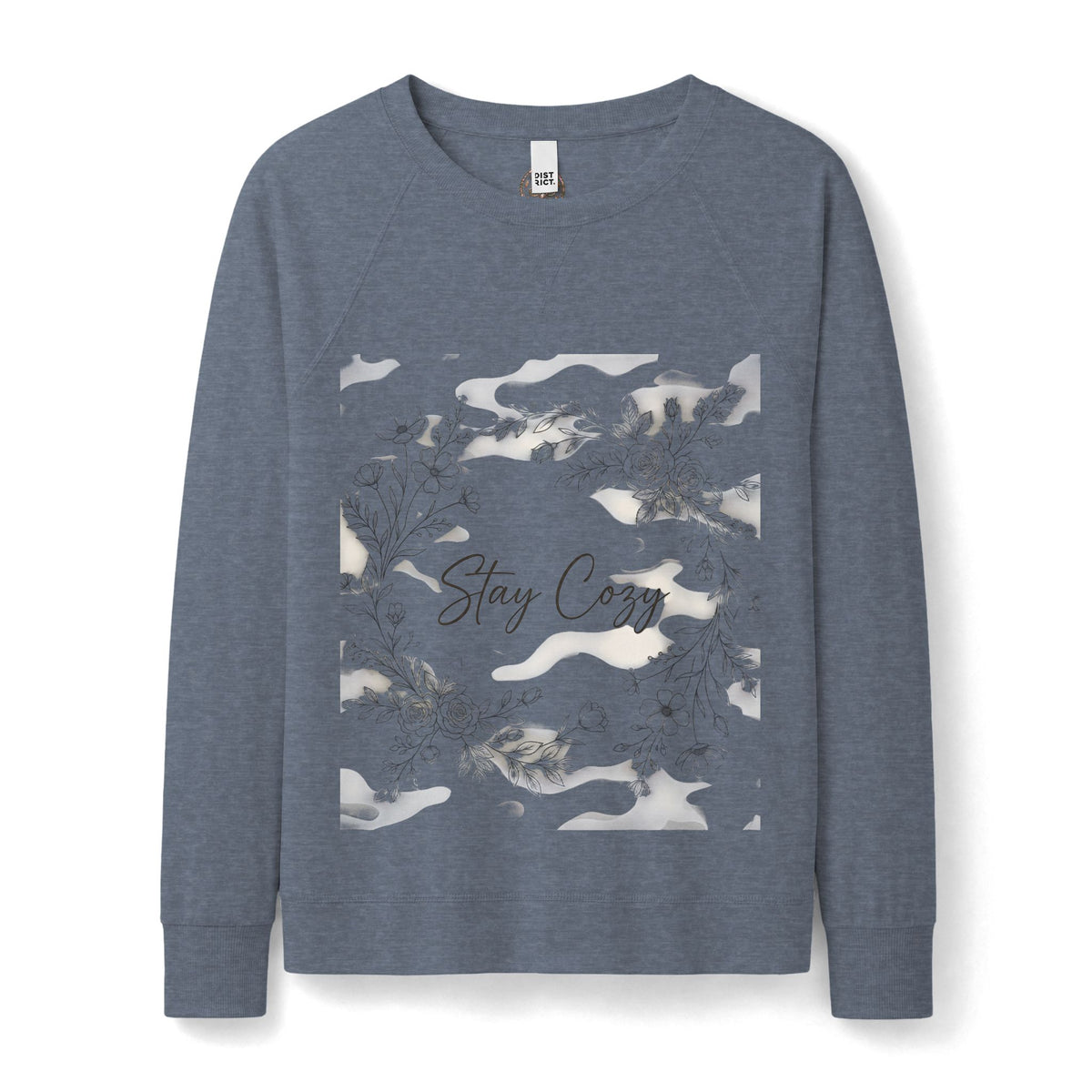 Stay Cozy Floral Crewneck Sweatshirt