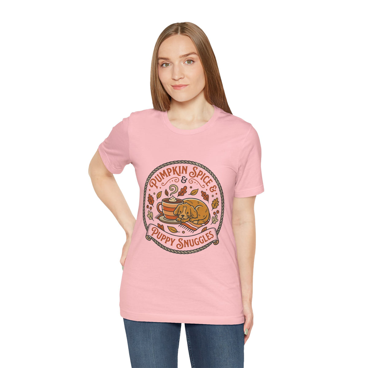 Pumpkin Spice & Puppy Snuggles Tee