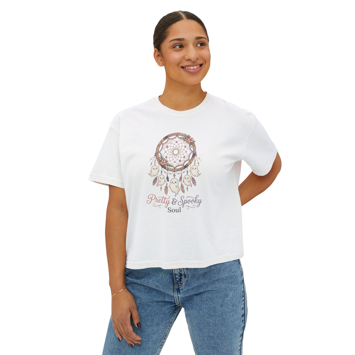Pretty & Spooky Soul Dreamcatcher Boxy Tee