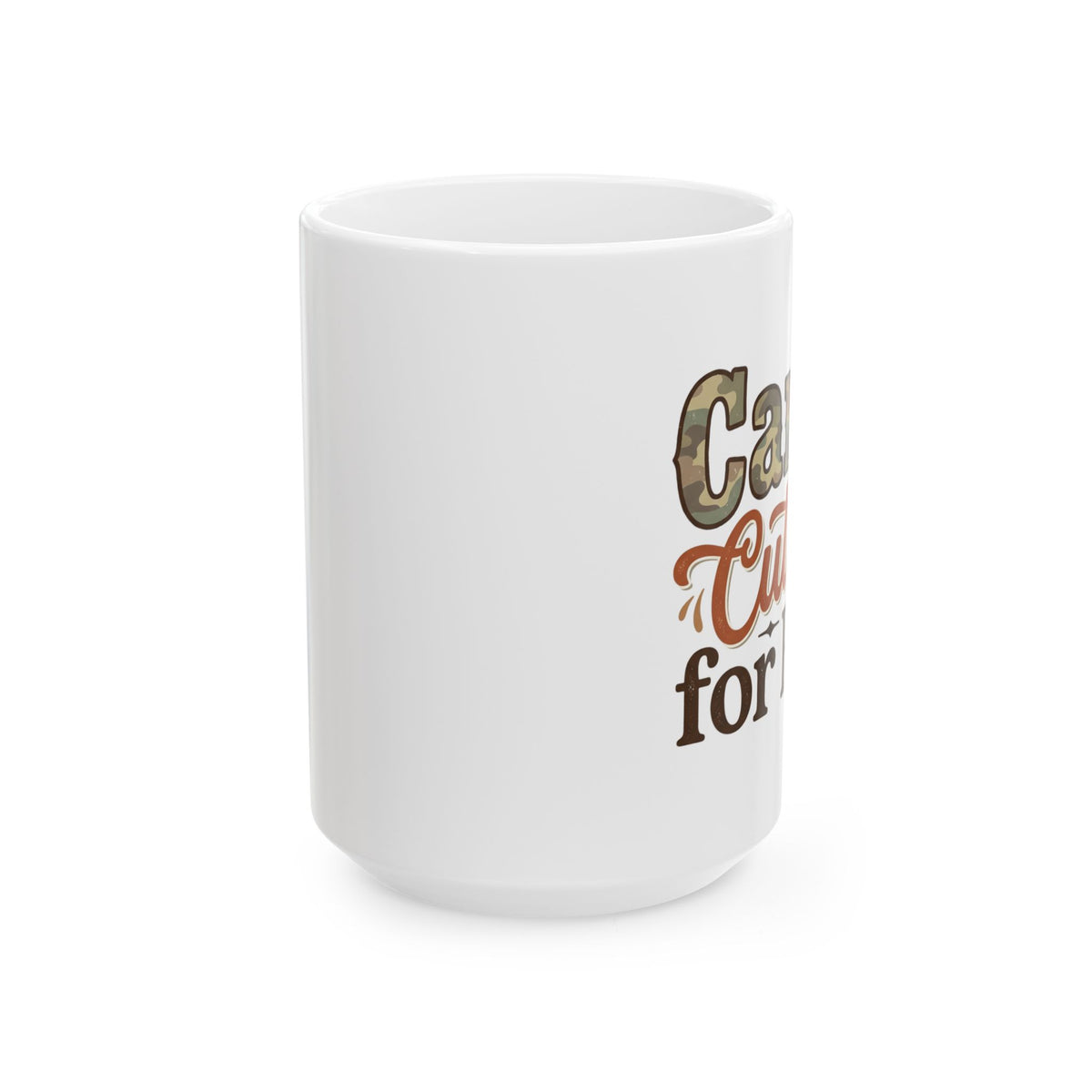Fall Coffee Mug – "Caffeine & Cozy for Fall" Ceramic Tea Cup (11oz/15oz)