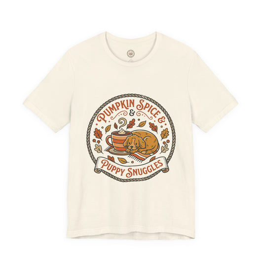 Pumpkin Spice & Puppy Snuggles Tee