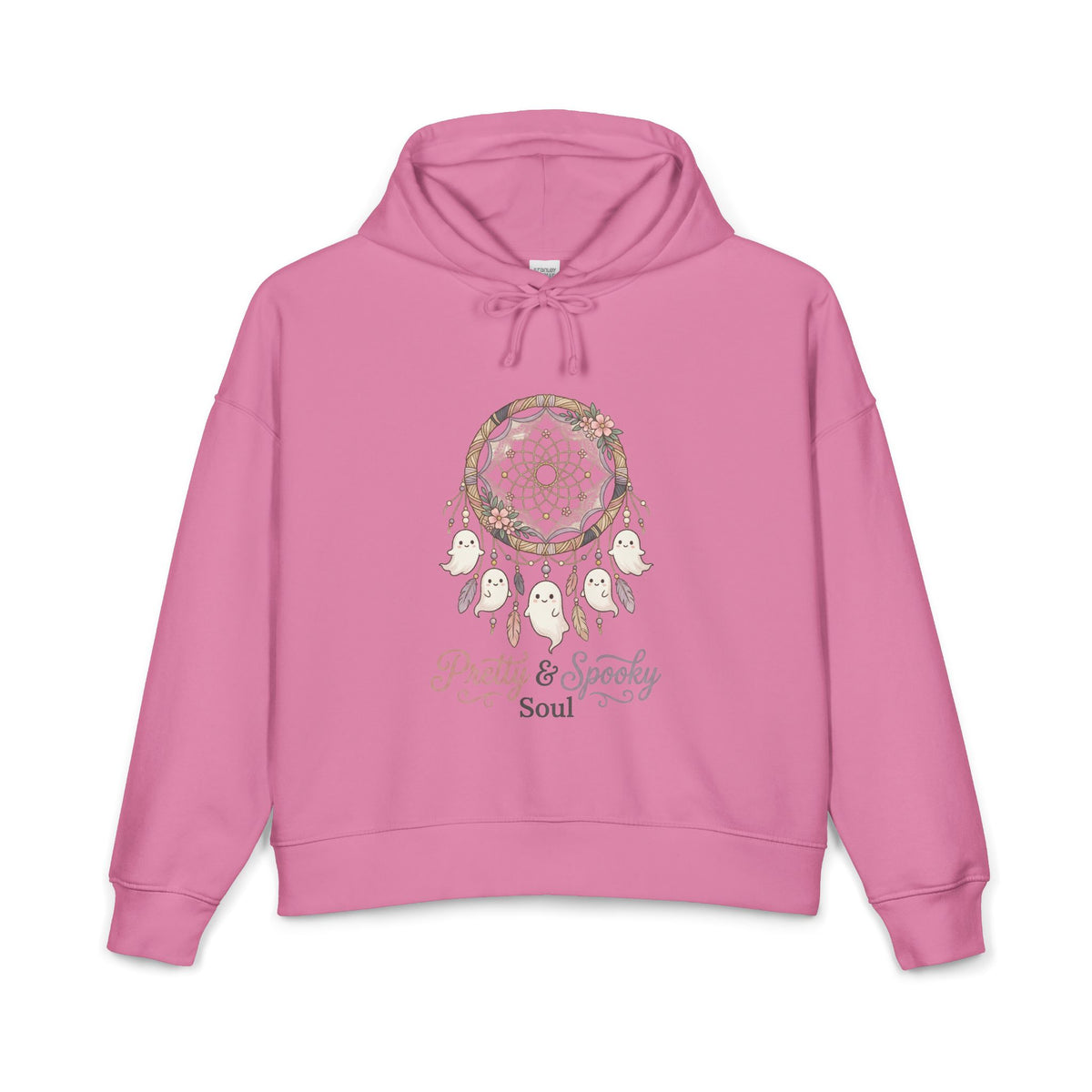 Dreamcatcher Hoodie — "Pretty & Spooky Soul" Boho Graphic Hoodie