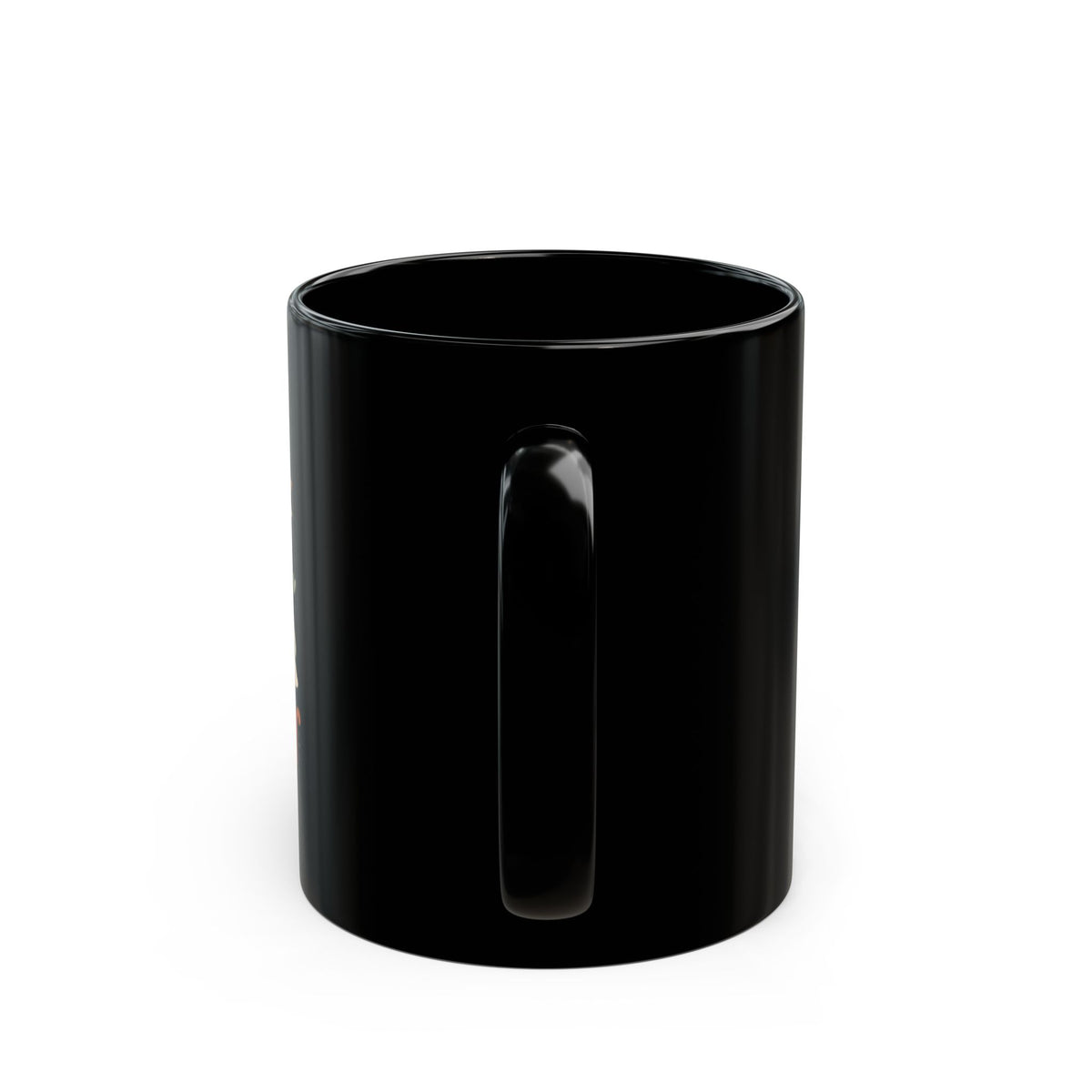 Boho Boo Crew Black Mug – Cute Ghosts with Feather Crowns (11oz & 15oz)