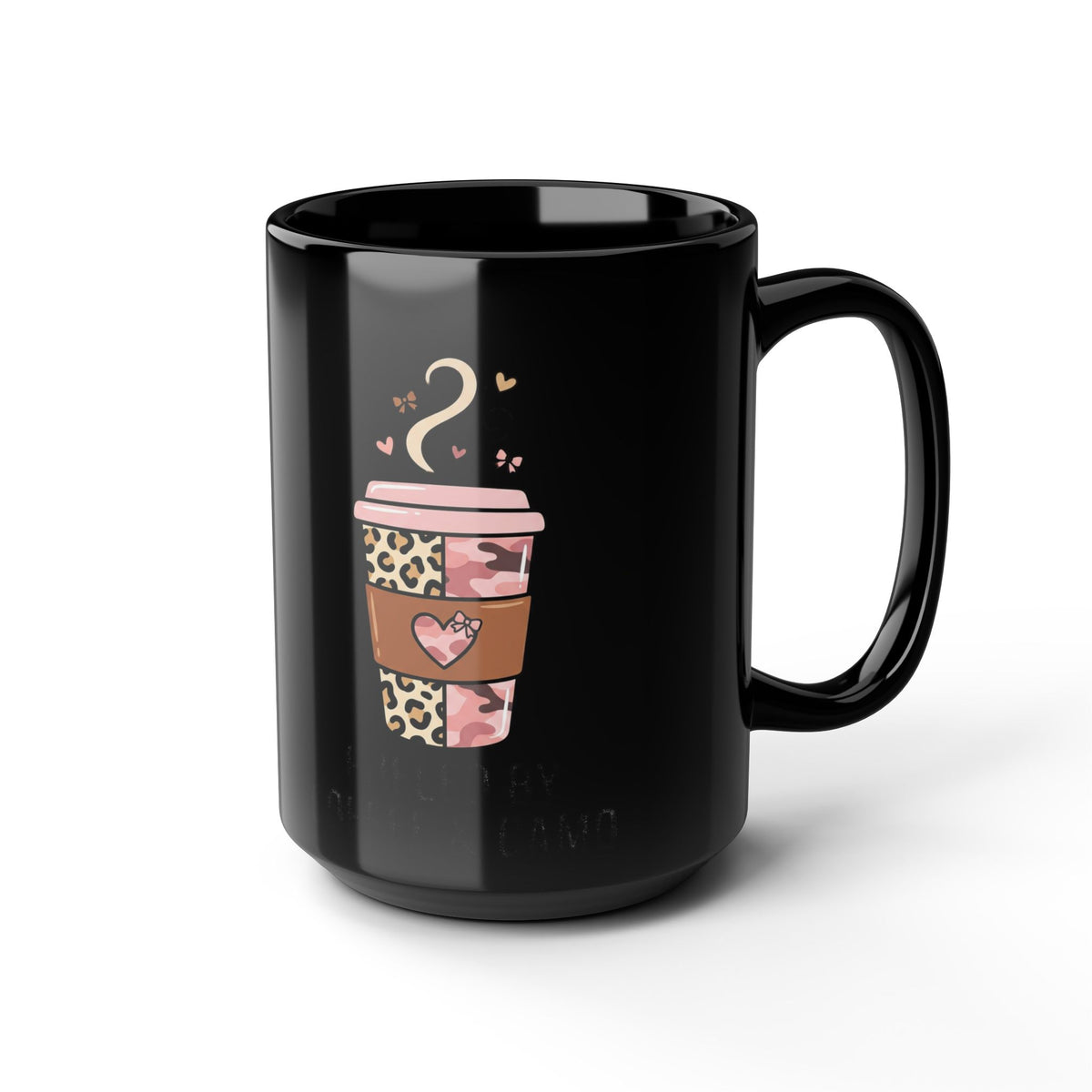 Leopard Pink Coffee Cup Mug – Cute Travel Cup Design, ‘Coffee Queen’ Gift