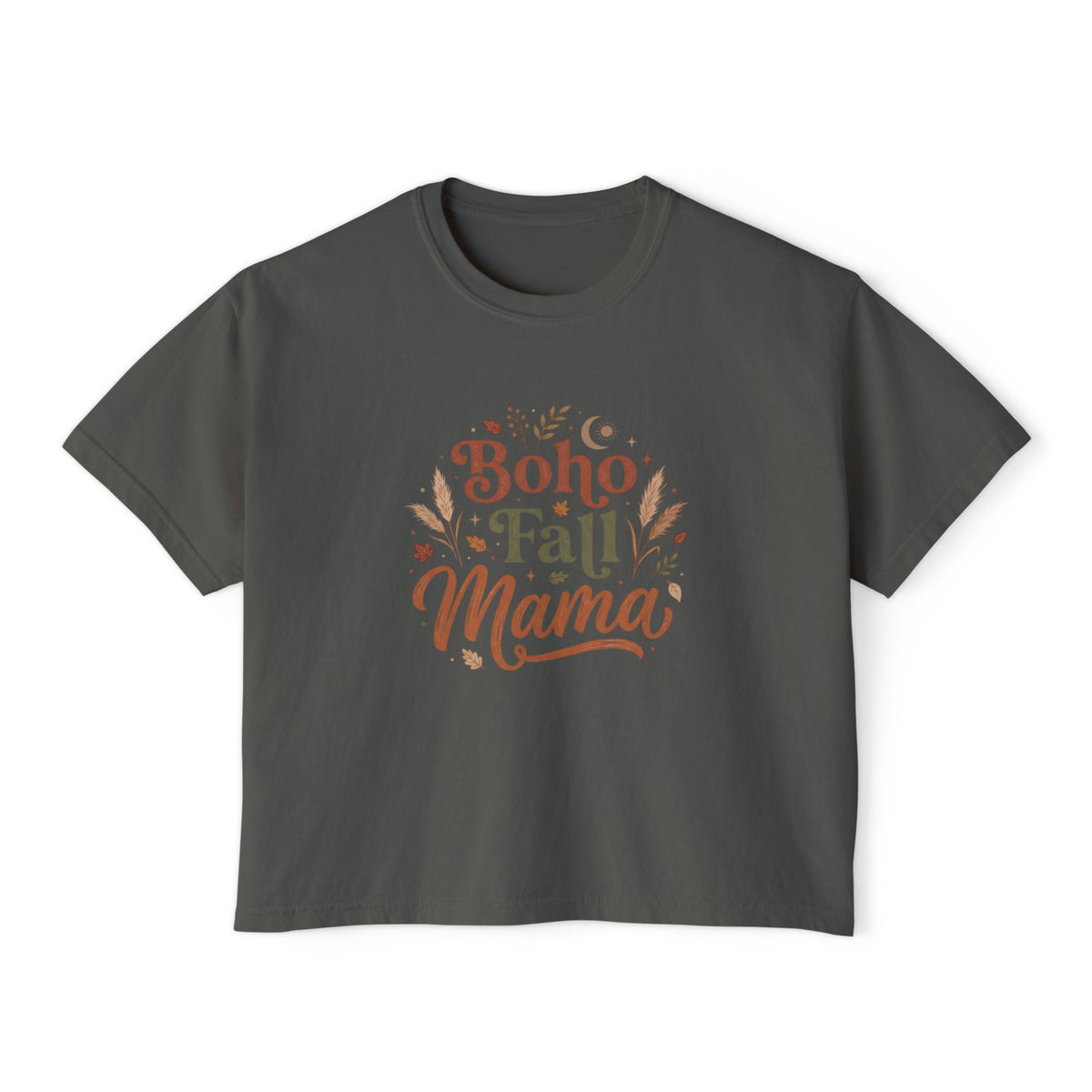 Boho Fall Mama Boxy Tee