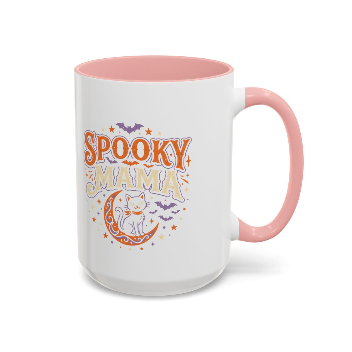 Spooky Mama Cat mug | Accent Coffee Mug