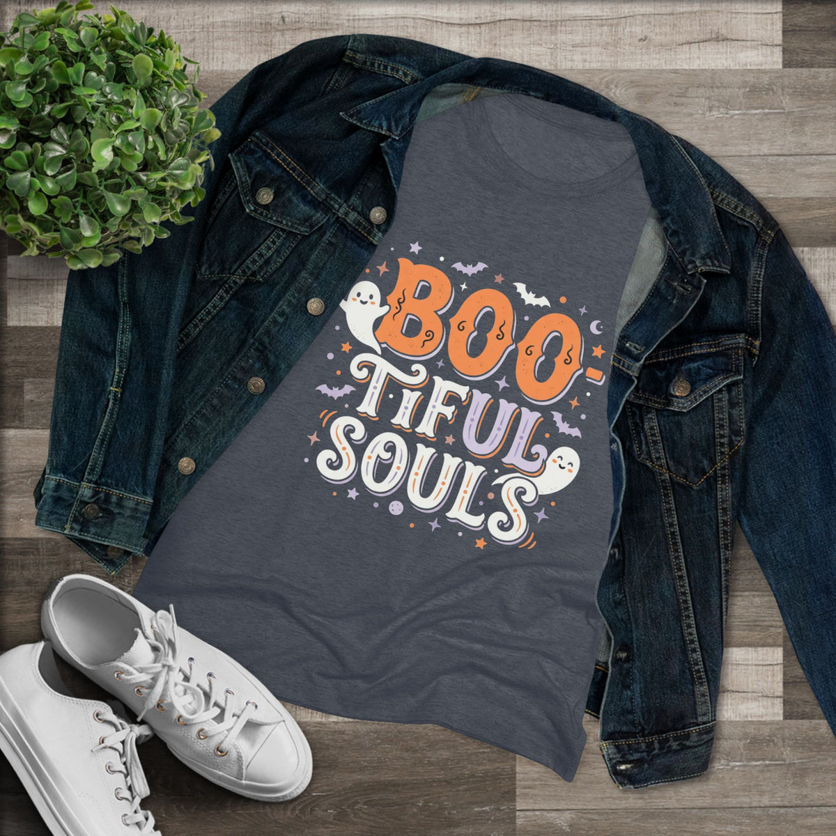 Boo-iful Souls Tee | Halloween Ghost Typography Shirt