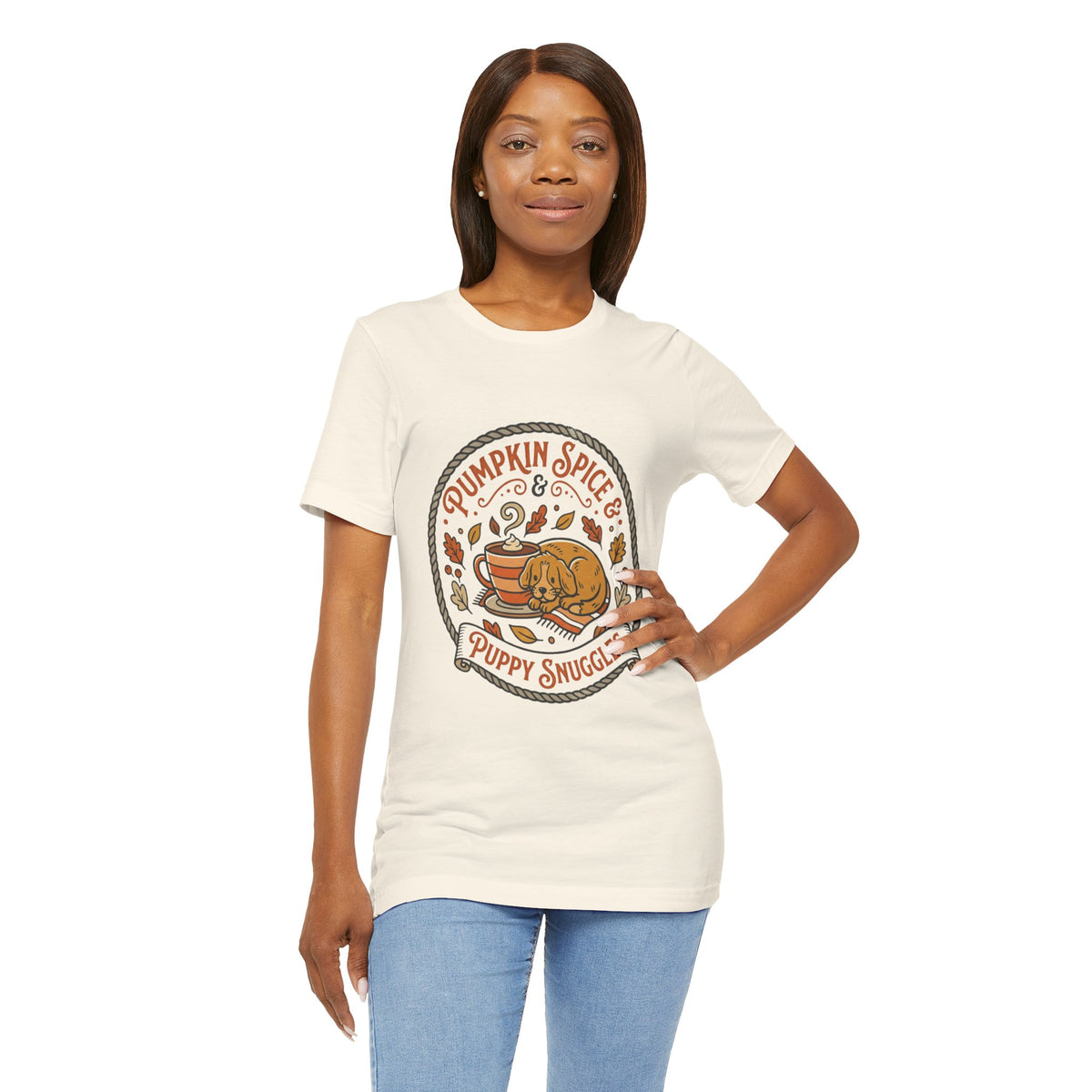Pumpkin Spice & Puppy Snuggles Tee