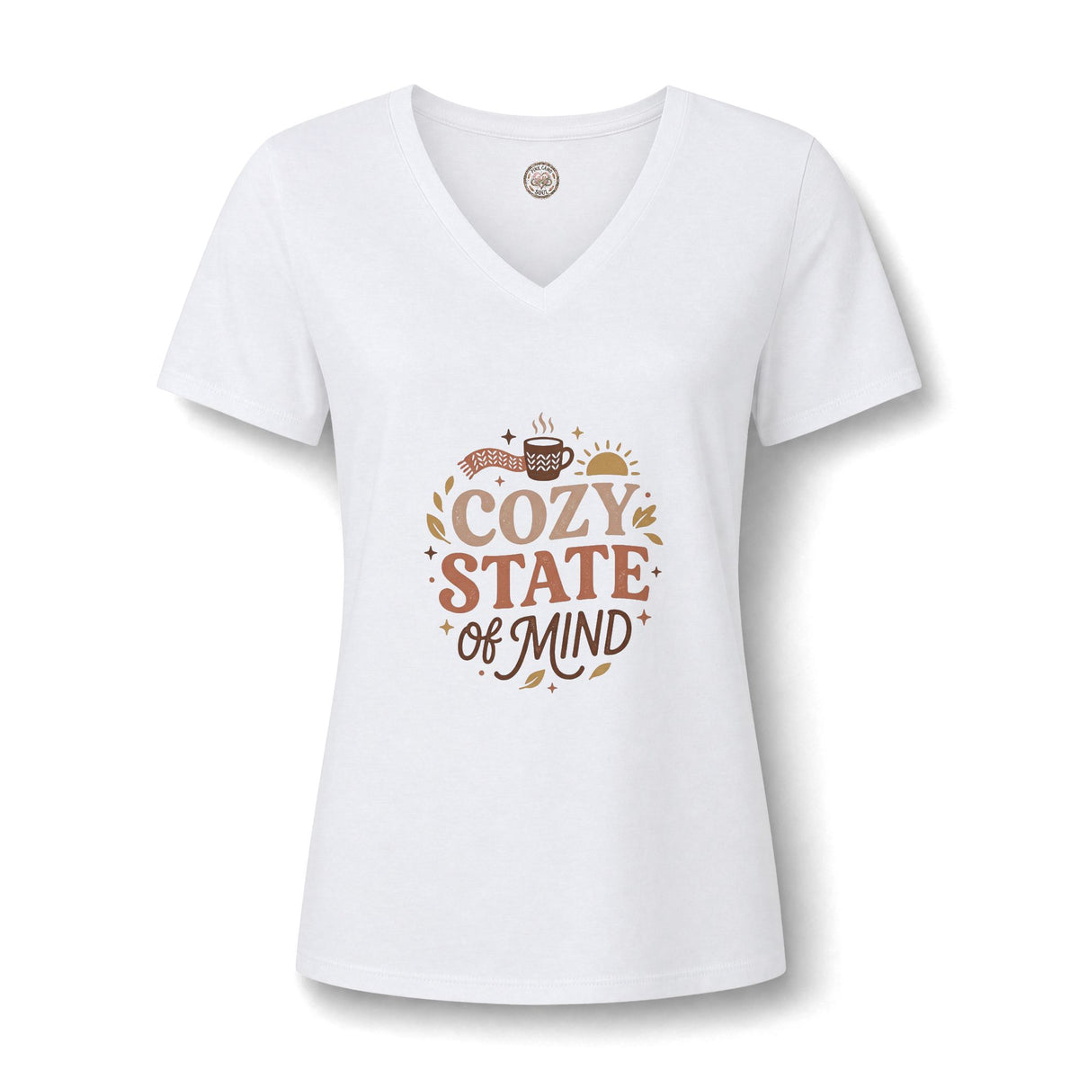 Cozy State of Mind V-Neck Tee
