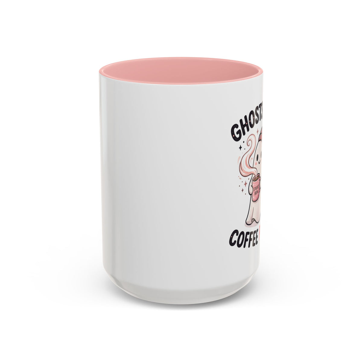 Ghosts and Coffee Please Mug — Cute Halloween Ceramic Accent Coffee Cup (11/15oz)