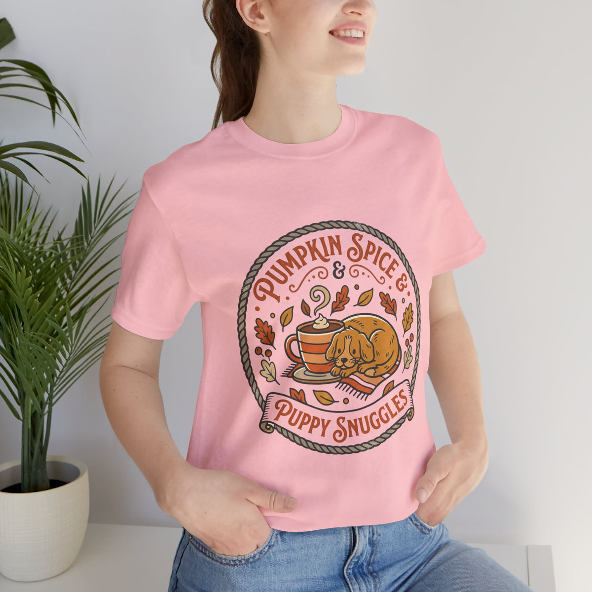 Pumpkin Spice & Puppy Snuggles Tee