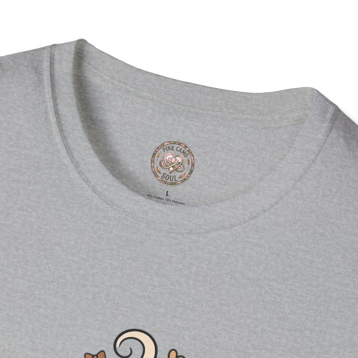 Fueled by Coffee & Camo T-Shirt — Cute Leopard Travel Coffee Cup Tee