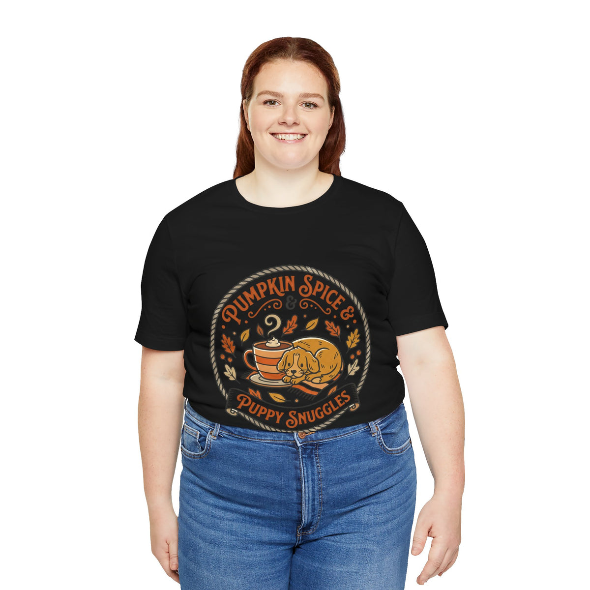 Pumpkin Spice & Puppy Snuggles Tee