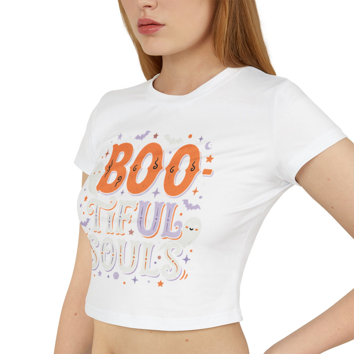 Boo-tiful Souls Tee | Halloween Crop Top